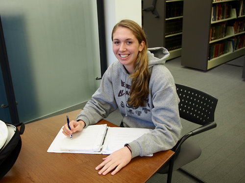Homan has earned Patriot League Academic Honor Roll  accolades in her time at Lafayette. 