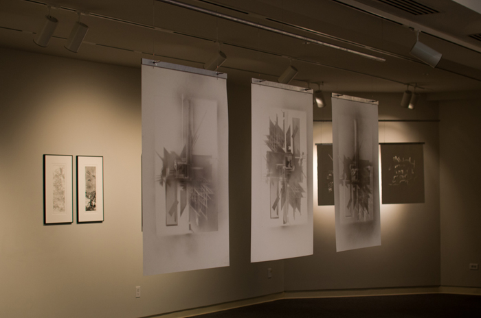 Works by Anthony Viscardi. [Photo by Yinan Xiong ‘16]